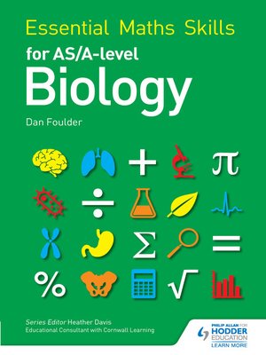 cover image of Essential Maths Skills for AS/A Level Biology